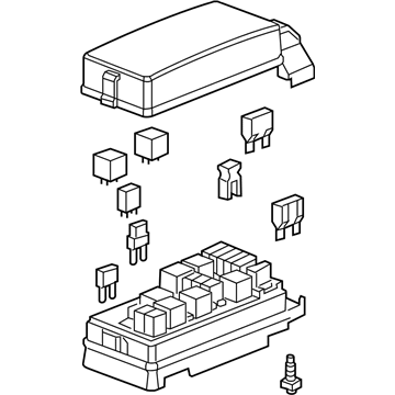 Pontiac 15787553 Fuse Box