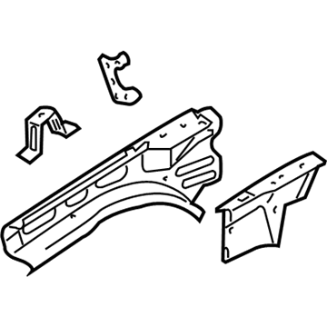 Pontiac 25903270 Upper Rail