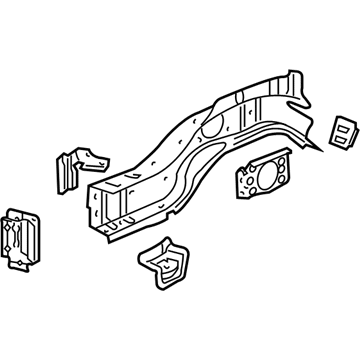 GM 19120482 Rail Asm,Front Compartment Inner Side