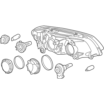 GM 92224812 Capsule/Headlamp/Fog Lamp Headlamp