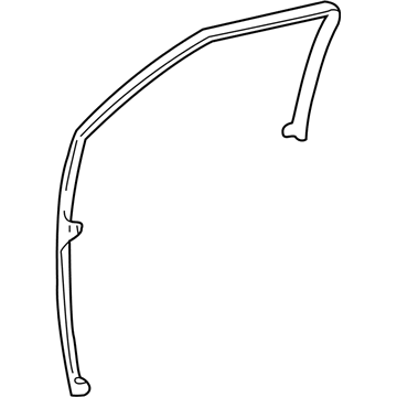 GM 15766924 Weatherstrip Assembly, Front Side Door Window *Marked Print