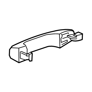 Cadillac 13541311 Handle, Outside