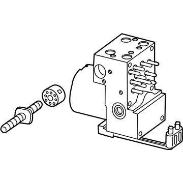 2008 Buick LaCrosse Brake Proportioning Valve - 19416837