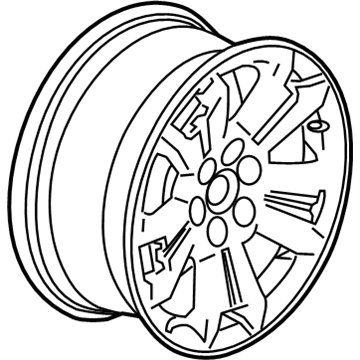 GMC 23343590 Wheel, Alloy