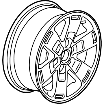 Chevy 23245009 Wheel, Alloy