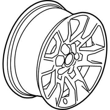 GMC 94775677 Wheel, Alloy