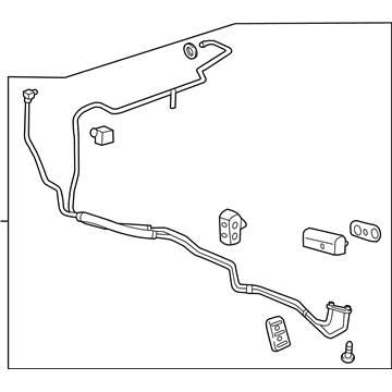 Cadillac 84440484 Hose & Tube Assembly