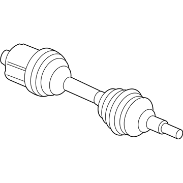 2012 Chevy Malibu Axle Shaft - 22873498