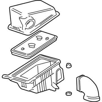 Oldsmobile 25171392 Air Cleaner Assembly