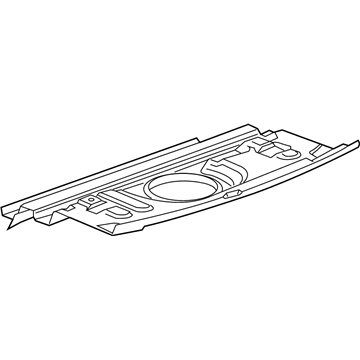 GM 23464364 Trim,Rear Compartment Rear Window Lower