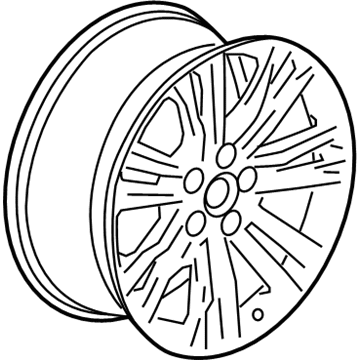 Cadillac 23372449 Wheel, Alloy