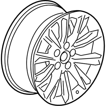 Cadillac 23372451 Wheel, Alloy