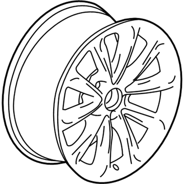 Cadillac 22783689 Wheel, Alloy