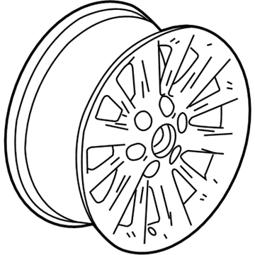 Cadillac 20989562 Wheel, Alloy