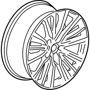 Cadillac 23372452 Wheel, Alloy