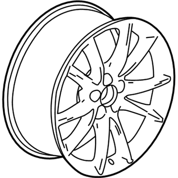 Cadillac 22894669 Wheel, Alloy