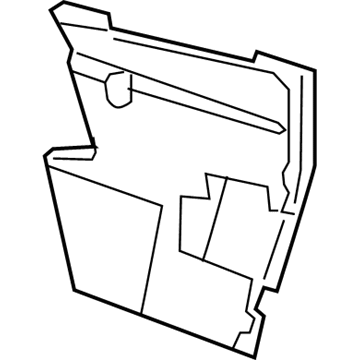 GM 15290278 Deflector Assembly, Front Side Door Water