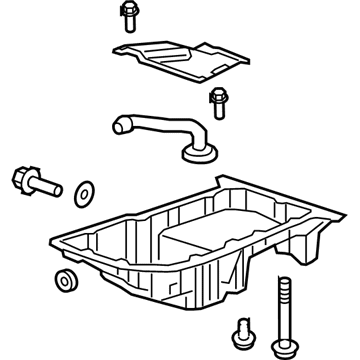 Chevy 12601240 Oil Pan