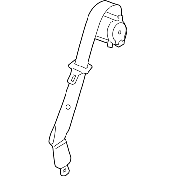 Chevy 19121606 Belt & Retractor