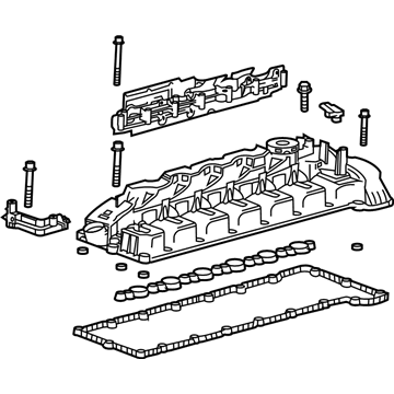 Cadillac 40009155 HOUSING,CAMSHAFT(INCLUDES 6,9,10,11,13-18,22)