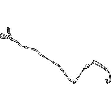 Saturn 89025010 Rear A/C Tube