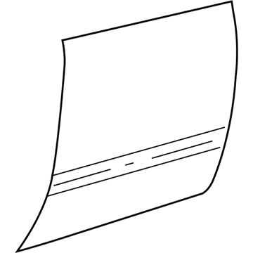 GM 25861800 Panel, Rear Side Door Outer