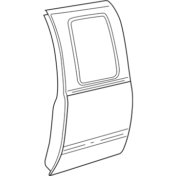 GM 25973037 Door Assembly, Rear Side