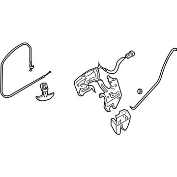 GM 96476566 Latch,Rear Compartment Lid