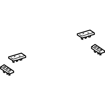 GM 52369886 Plate Assembly, Cng Tank Support Anchor