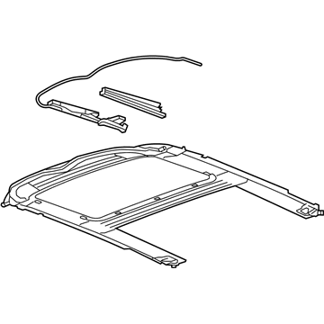 Chevy 22911983 Sunroof Frame