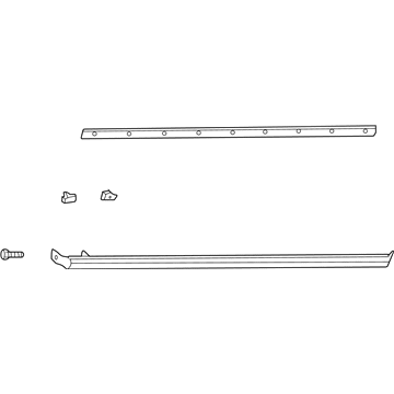 Pontiac 15250121 Rocker Molding