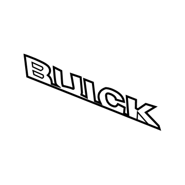 Buick 22849015 Nameplate