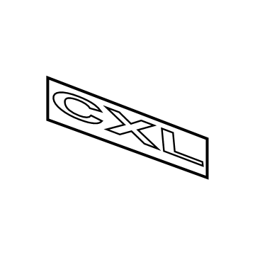 GM 25979750 Rear Compartment Lid Emblem