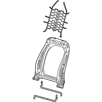 GM 42384909 Frame Assembly, Front Seat Back