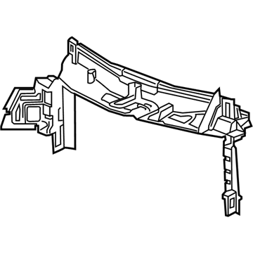 GM 84075638 Deflector, Rad Air Upr