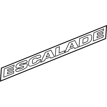 Cadillac 15162148 Nameplate