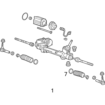 GM 39107561 GEAR ASM,ELEC DUAL PINION RACK & PINION STRG