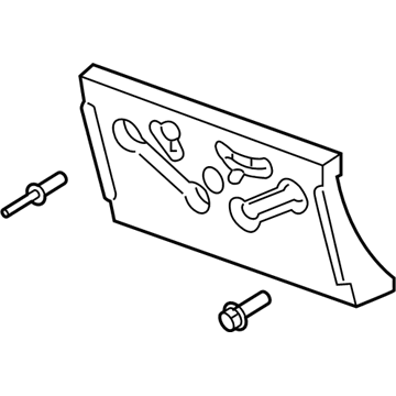 GM 23507607 Bracket Assembly, Front License Plate