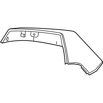 Cadillac 23447487 Mirror Cover