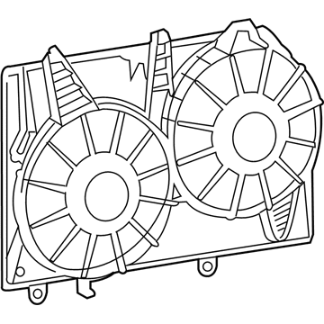 Cadillac 25708388 Fan Shroud