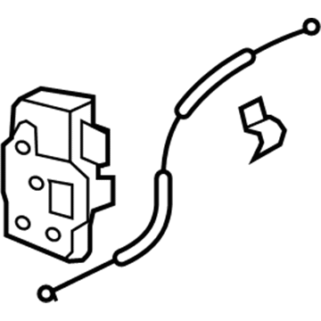 2008 Saturn Outlook Door Lock - 19257148