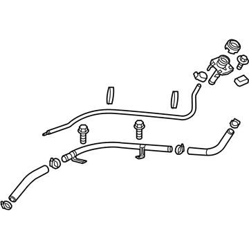 GM 84696025 Pipe Assembly, F/Tnk Fil (W/ Fil Hose)