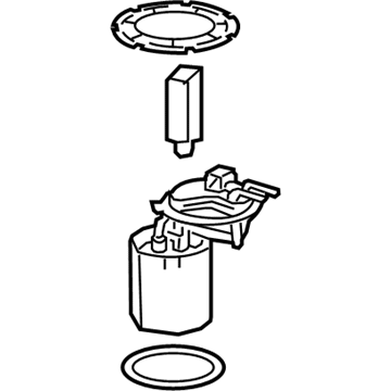 GM 13512934 Fuel Tank Fuel Pump Module Kit (W/O Fuel Level Se