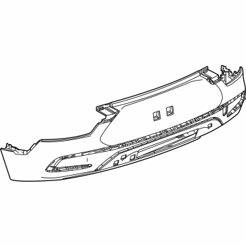 GM 42766384 Fascia Assembly, Rear Bpr Lwr *Serv Primer