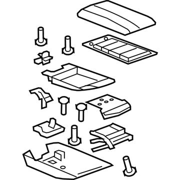 Cadillac 25903338 Armrest