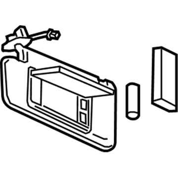 GM 39137492 Sunshade Assembly, . *Opel Gray Y