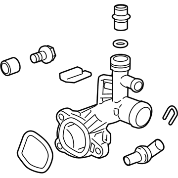 Chevy 25193922 Water Outlet