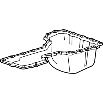 GMC 12684562 Lower Oil Pan