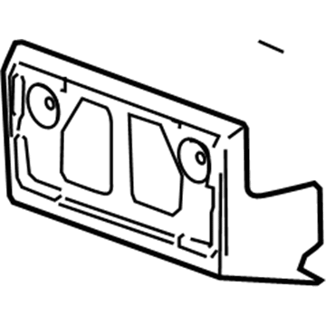 GM 20890834 Bracket, Front License Plate