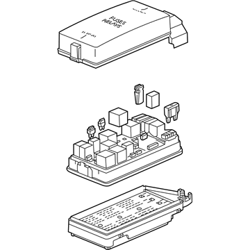 Saturn 15796346 Fuse Box